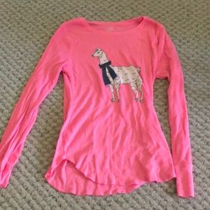 Llama pj shirt